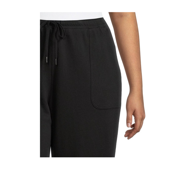 Terra & Sky Slate Dark Grey Pull-On Knit Capri Pants Size 0x NEW - Picture 3 of 5